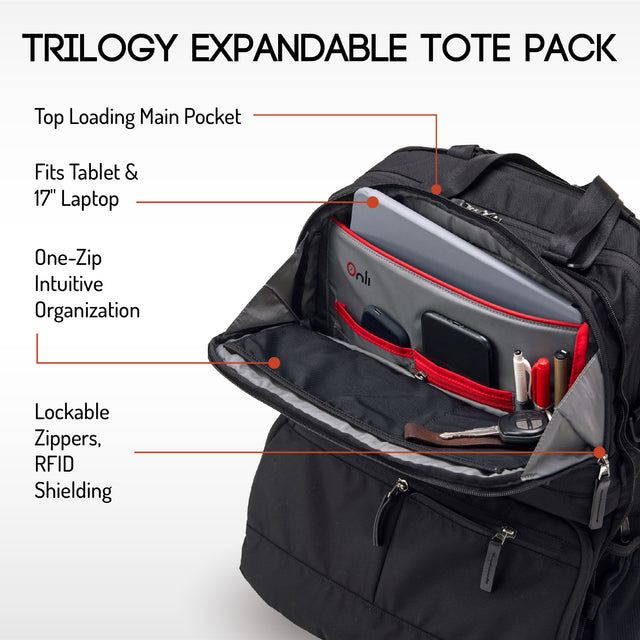 Trilogy Expandable Tote Pack