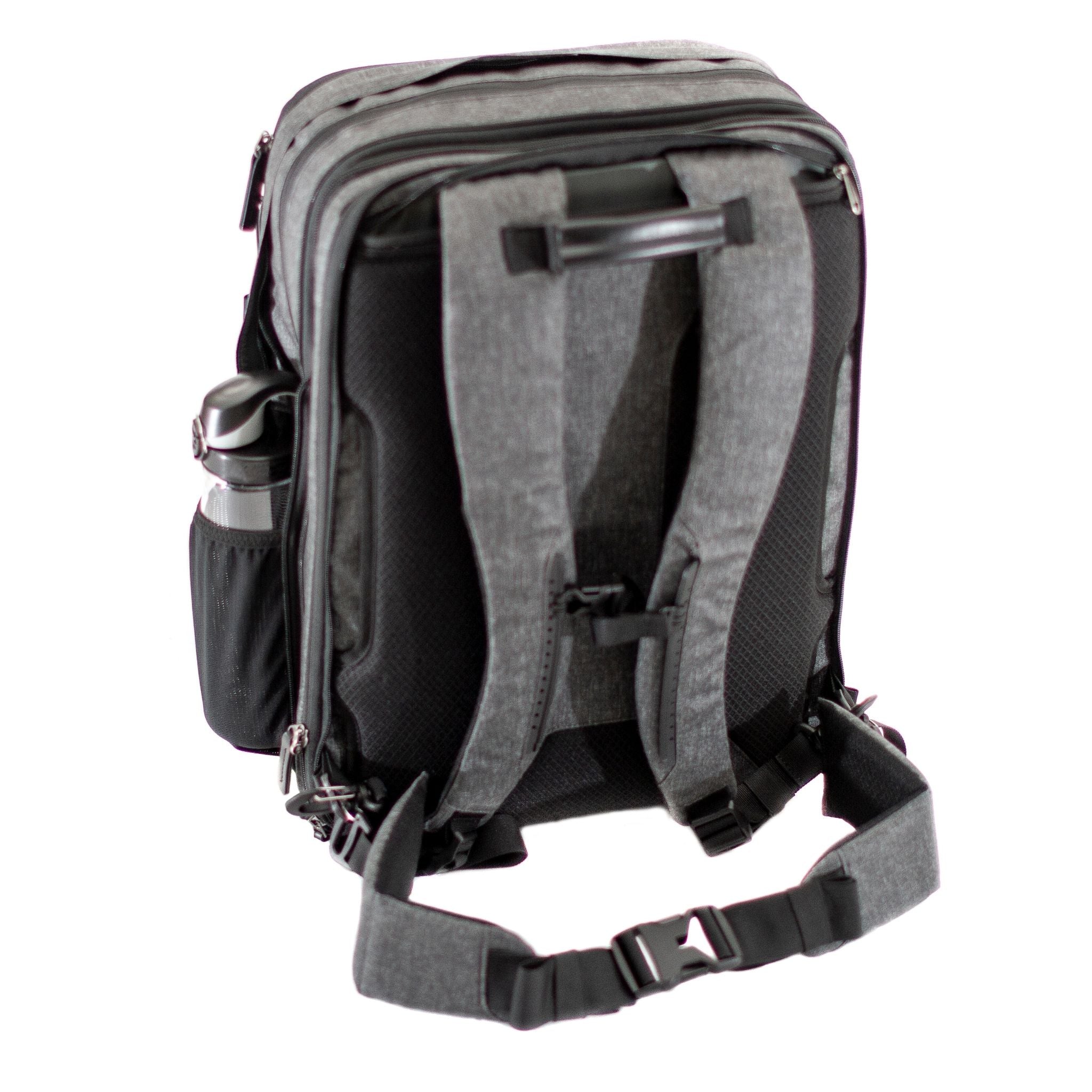 Laptop bag shop with hip belt